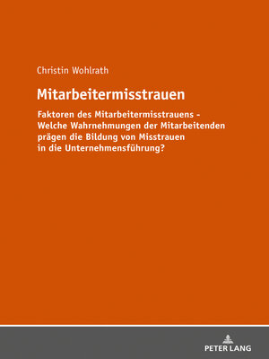 cover image of Mitarbeitermisstrauen
